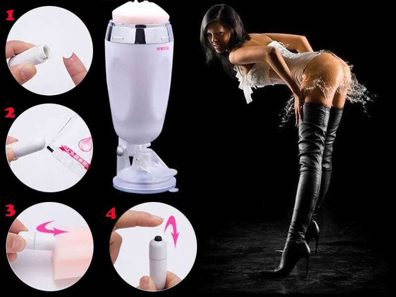 Hướng dẫn bật chế độ rung của âm đạo giả hít tường A8